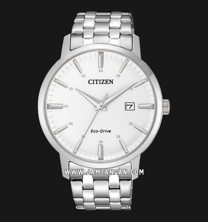 Citizen Eco-Drive BM7460-88H White Dial Stainless Steel Strap