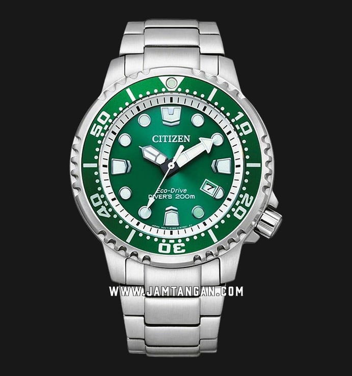 Citizen Promaster BN0158-85X Eco Drive Marine Green Dial Stainless Steel