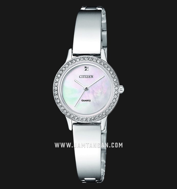 Citizen EJ6130-51D Ladies Mother of Pearl Dial Stainless Steel Strap