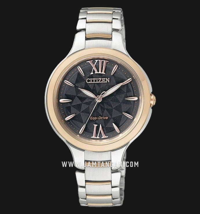 Citizen L EP5996-53H Eco-Drive Grey Dial Dual Tone Stainless Steel Strap