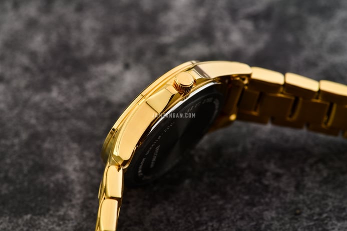 Citizen EQ0593-85P Gold Dial Gold Stainless Steel Strap