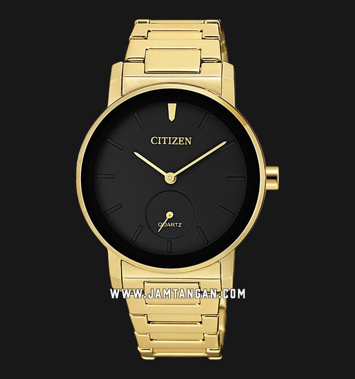 Citizen EQ9062-58E Black Dial Gold Stainless Steel Strap
