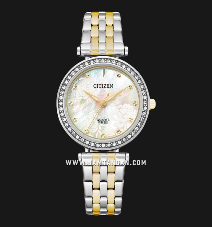 Citizen Classic ER0214-54D Mother of Pearl Dial Dual Tone Stainless Steel Strap