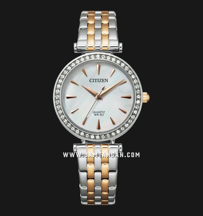 Citizen Classic ER0216-59D Mother of Pearl Dial Dual Tone Stainless Steel Strap