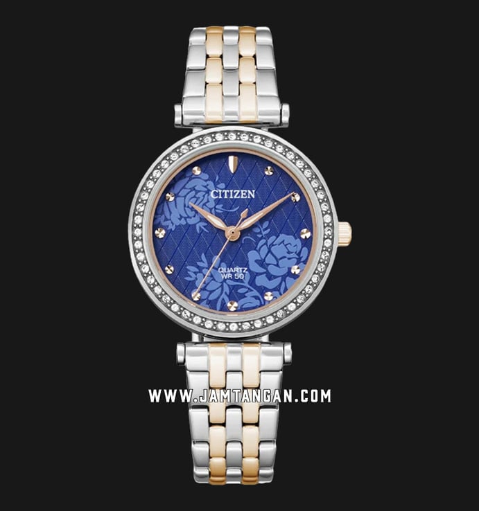 Citizen ER0218-53L Blue Dial Dual Tone Stainless Steel Strap