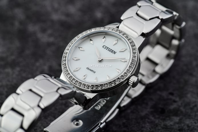 Citizen Classic EZ7010-56D Ladies Mother of Pearl Dial Stainless Steel Strap