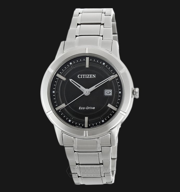 Citizen Eco-Drive FE1030-50E Black Dial Stainless Steel Strap
