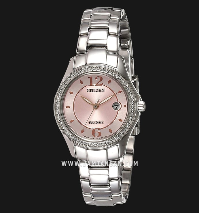 Citizen Eco-Drive FE1140-51X Pink Dial Stainless Steel Strap