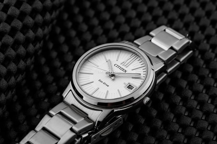 Citizen Eco-Drive FE6010-50A White Dial Stainless Steel Strap
