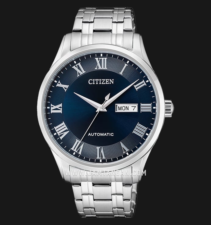 Citizen Mechanical NH8360-80L Automatic Blue Dial Stainless Steel Strap