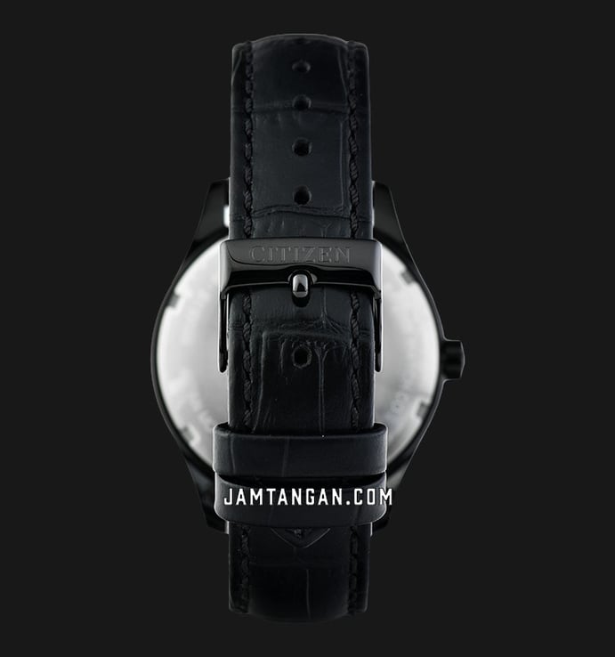 Citizen Mechanical NH8365-19F Automatic Men Black Dial Black Leather Strap