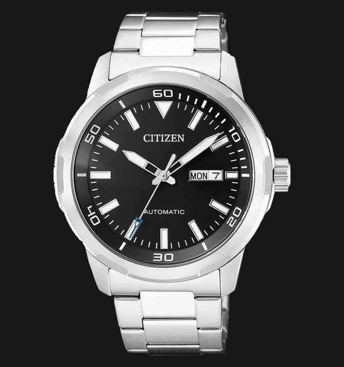 Citizen NH8370-86E Automatic Men Black Dial Stainless Steel Strap