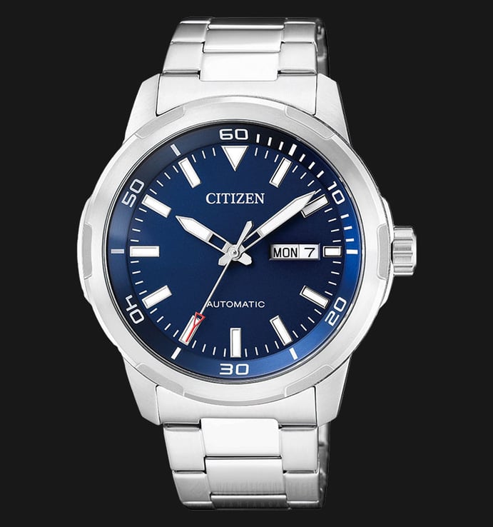 Citizen NH8370-86L Automatic Men Blue Dial Stainless Steel Strap
