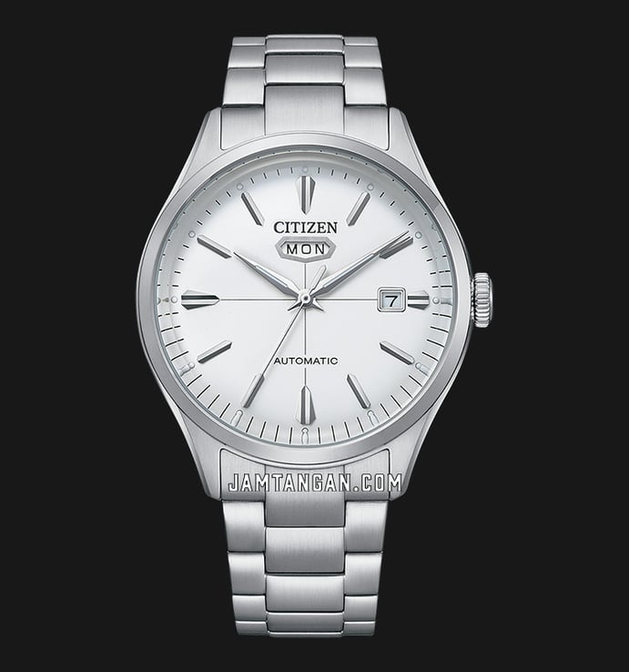 Citizen Mechanical NH8391-51A Men White Dial Stainless Steel Strap