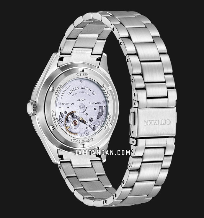 Citizen Mechanical NH8391-51A Men White Dial Stainless Steel Strap