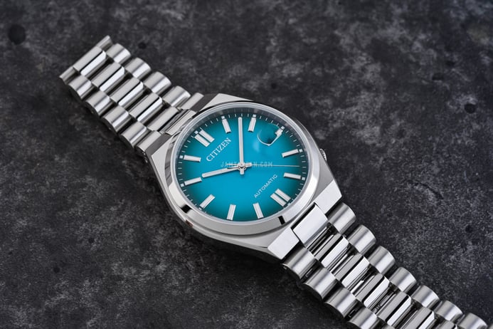 Citizen Mechanical NJ0151-88X Tiffany Blue Dial Stainless Steel Strap