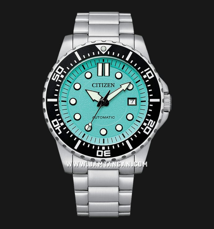 Citizen Mechanical NJ0170-83X Automatic Men Tiffany Blue Dial Stainless Steel Strap
