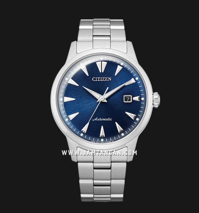 Citizen Mechanical NK0008-85L Kuroshio 1964 Blue Dial Stainless Steel Strap Asian Limited Edition