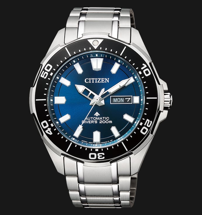 Citizen NY0070-83L Promaster Automatic Divers 200M Men Blue Sunray Dial Titanium Strap