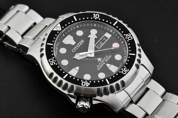 Citizen Promaster NY0140-80E Fugu Automatic Black Dial Stainless Steel Strap