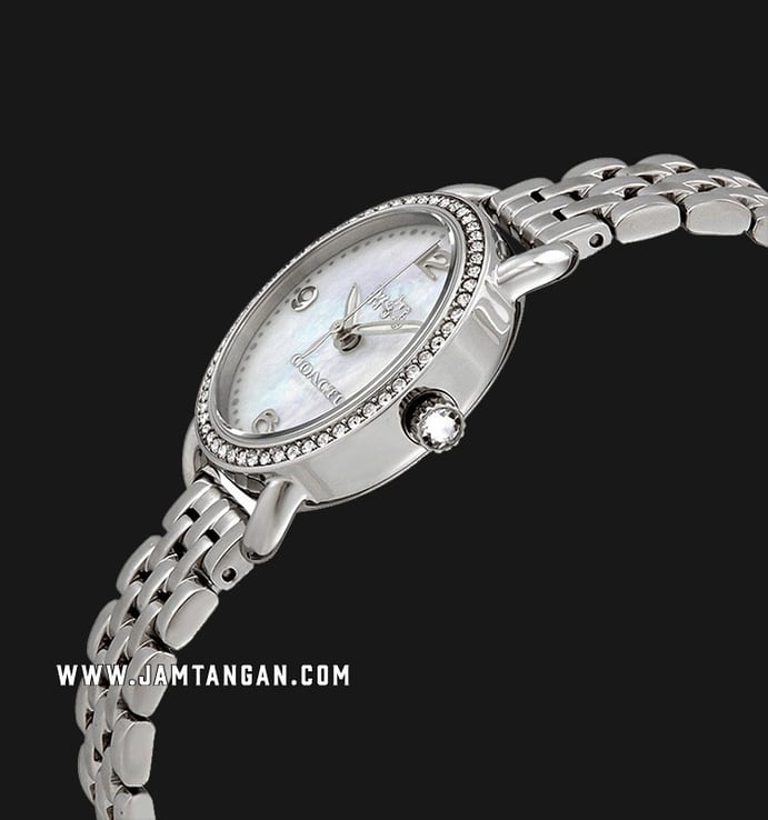 Coach 14502477 Delancey Ladies Mother of Pearl Dial Stainless Steel Strap
