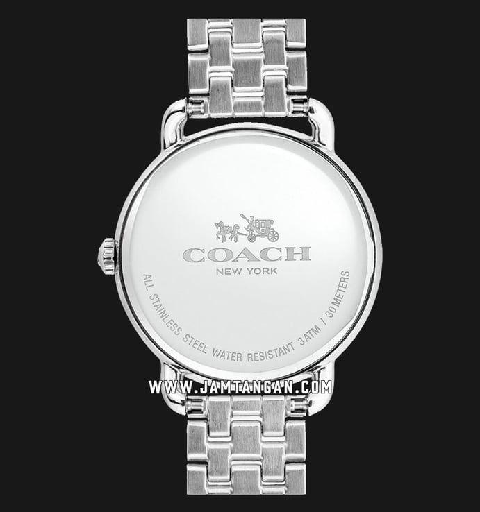 Coach 14502810 Delancey Ladies Silver Dial Stainless Steel Strap