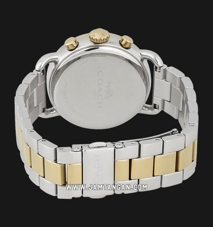 Coach 14502946 Delancey Ladies Silver Dial Dual Tone Stainless Steel Strap
