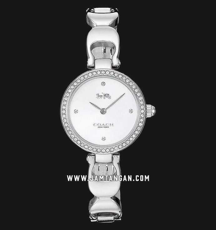 Coach Park 14503170 Ladies Silver Dial Silver Stainless Steel Strap