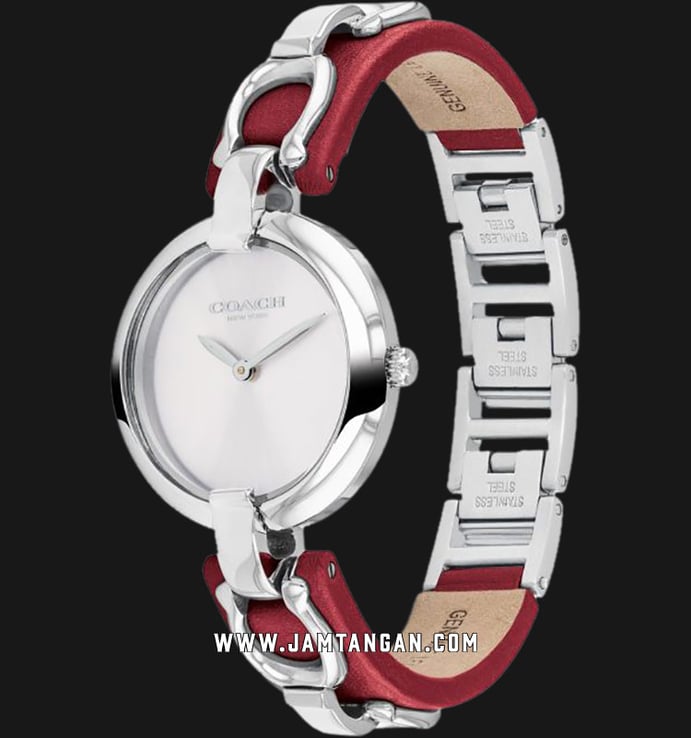 Coach 14503196 Chrystie Ladies Silver Dial Stainless Steel Strap