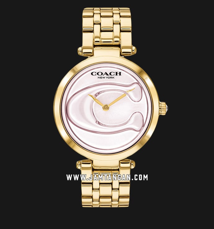 Coach 14503211 Park Ladies Silver Dial Gold Stainless Steel Strap
