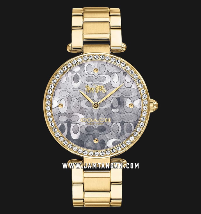 Coach Park 14503222 Grey Dial Gold Stainless Steel Strap