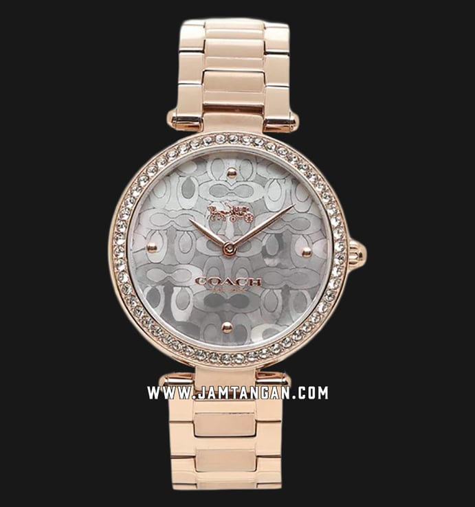 Coach Park 14503223 Ladies Multicolor Dial Rose Gold Stainless Steel Strap