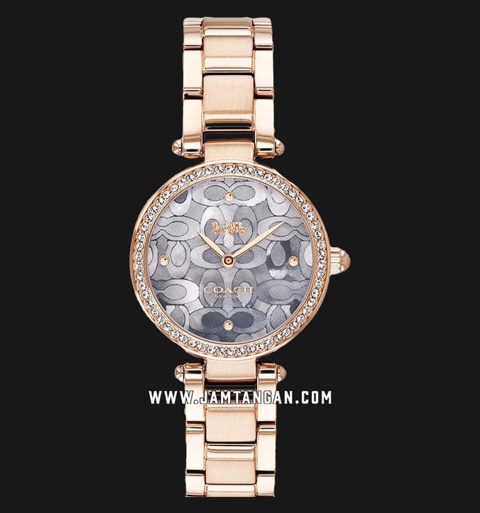 Coach 14503226 Park Grey Dial Rose Gold Stainless Steel Strap