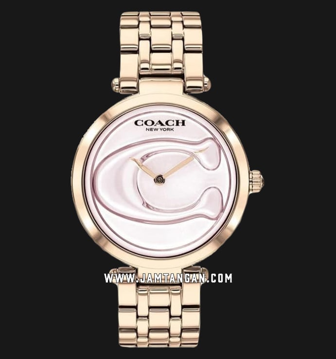 Coach 14503234 Park Ladies Silver Dial Gold Stainless Steel Strap