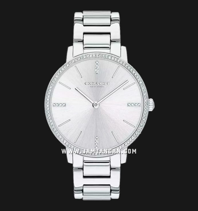 Coach Audrey 14503353 Ladies Silver Dial Stainless Steel Strap