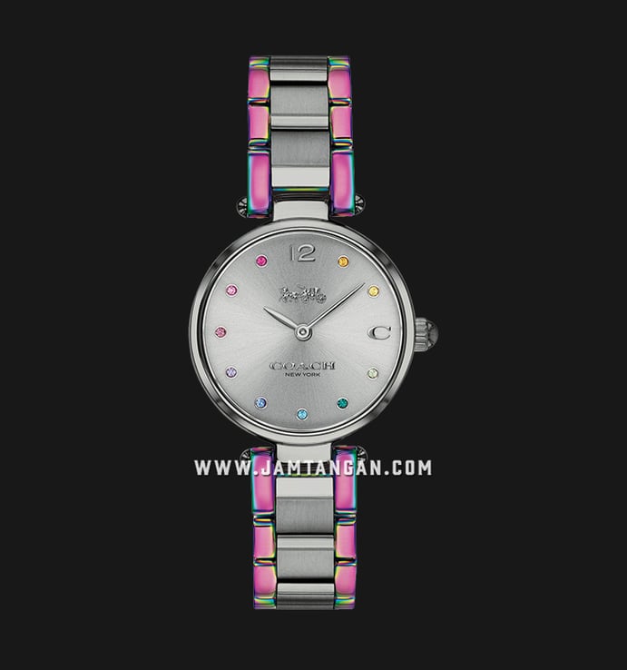 Coach Park 14503433 Ladies Grey Dial Dual Tone Stainless Steel Strap