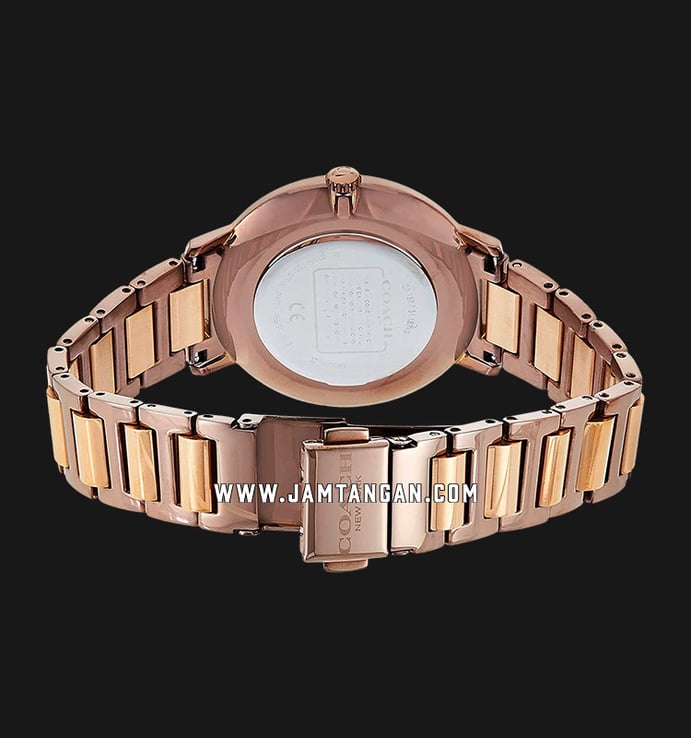 Coach Audrey 14503502 Ladies Brown Dial Rose Gold Stainless Steel Strap