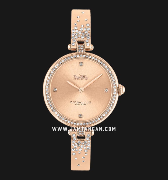 Coach Park 14503651 Ladies Rose Gold Dial Rose Gold Stainless Steel Bracelet