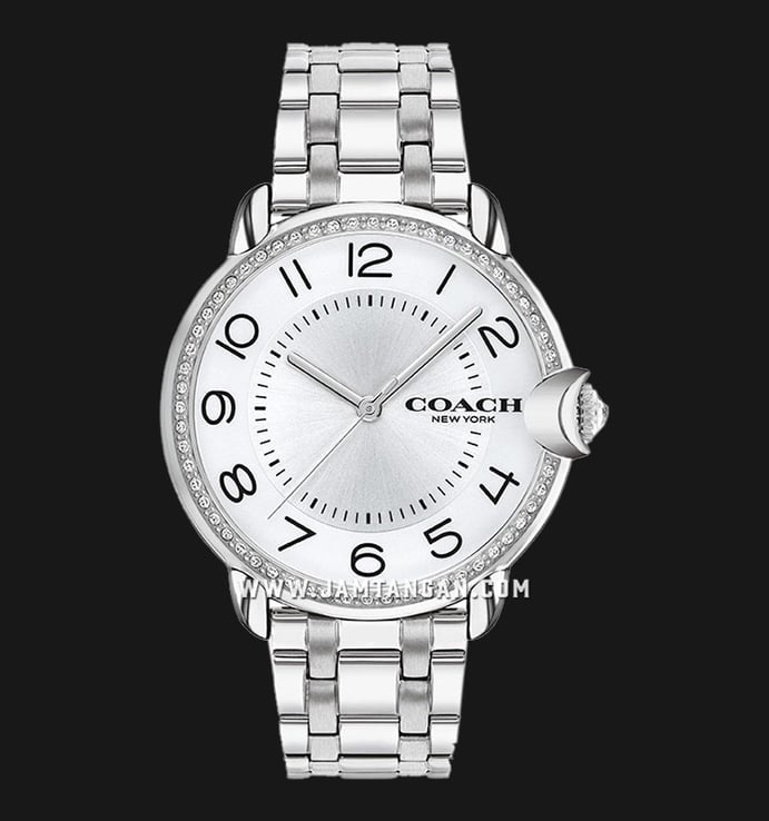 Coach Arden 14503808 Ladies Silver Dial Stainless Steel Strap