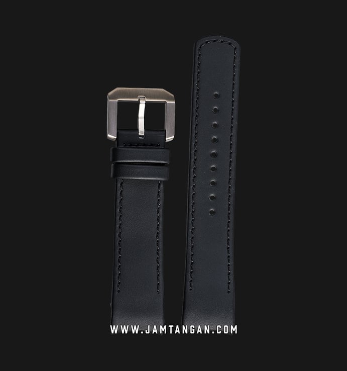 Strap Crafter Blue CB05-Leather-Black 22mm Men Leather Strap 