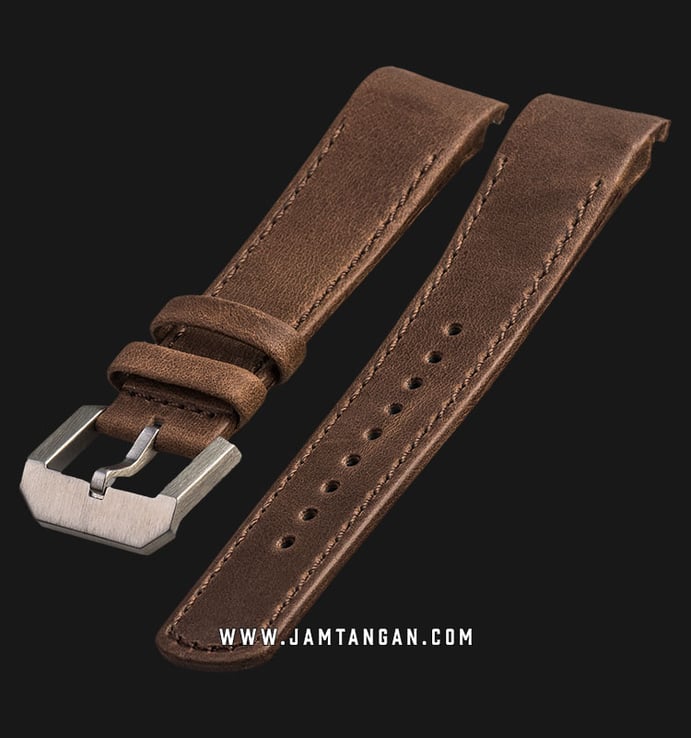 Strap Crafter Blue CB05-Leather-Brown 22mm Men Leather Strap 