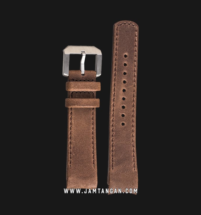Strap Crafter Blue CB05-Leather-Brown 22mm Men Leather Strap 