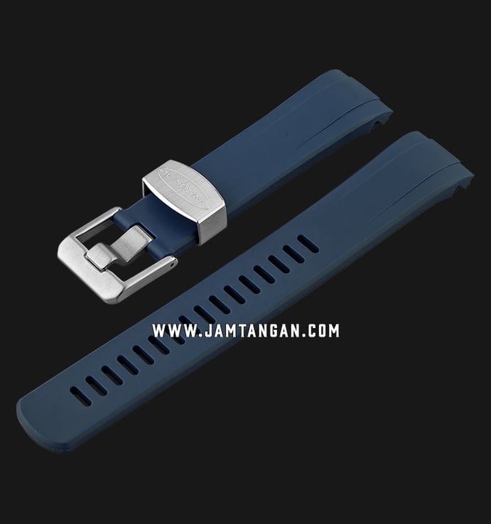 Strap Crafter Blue Turtle CB08-Turtle-Navy 22mm Man Rubber Strap 