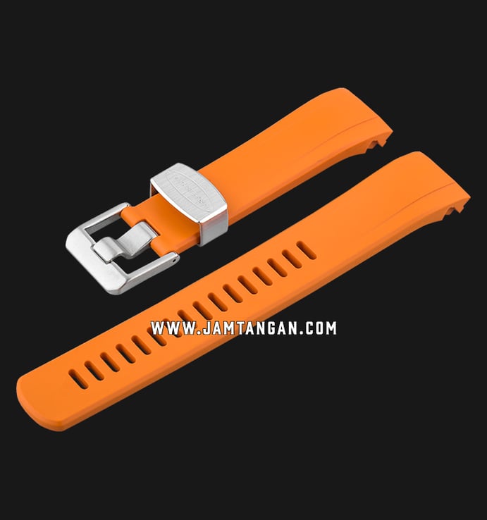 Strap Crafter Blue Samurai CB09-Samurai-Orange 22mm Rubber Strap 