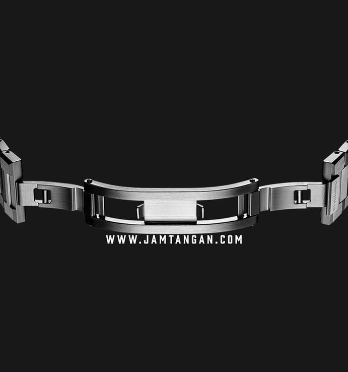 D1 Milano Ultra Thin D1-A-UTB02 Gun Metal Black Dial Stainless Steel Strap