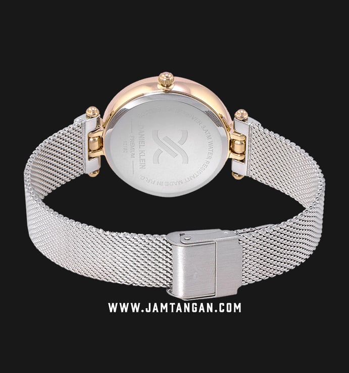 Daniel Klein Premium DK12192-4 Ladies Silver Dial Mesh Strap