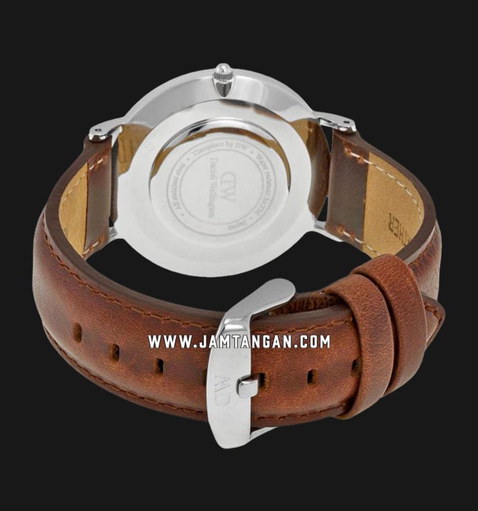 Daniel Wellington Classic DW00100052 St. Mawes 36mm White Dial Brown Leather Strap