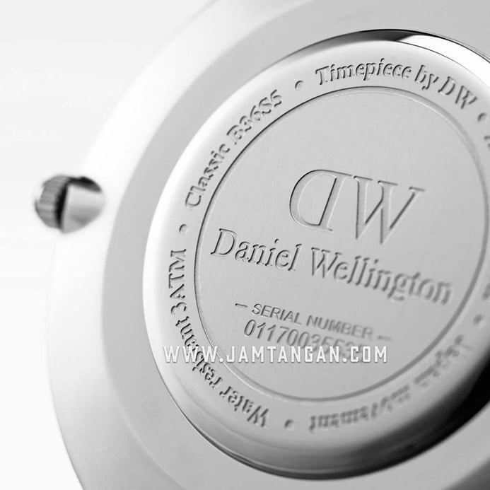 Daniel Wellington Classic DW00100015 Oxford Eggshell White Dial Dual Tone Fabric NATO Strap 