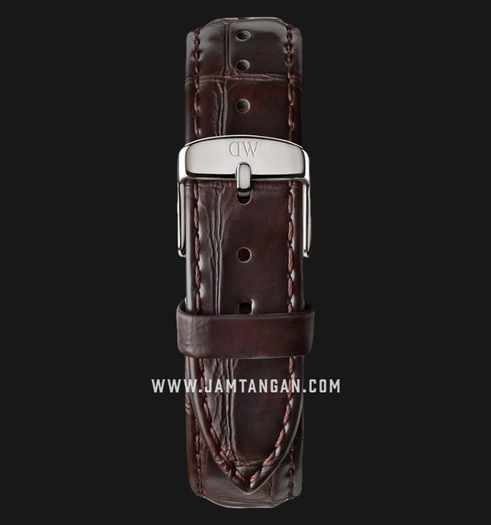 Daniel Wellington DW00100146 Classic Black York 36mm Black Dial Dark Brown Leather Strap 