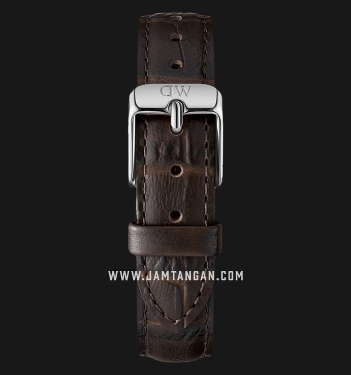 Daniel Wellington DW00100182 Classic Petite York 32mm Black Dial Dark Brown Leather Strap 
